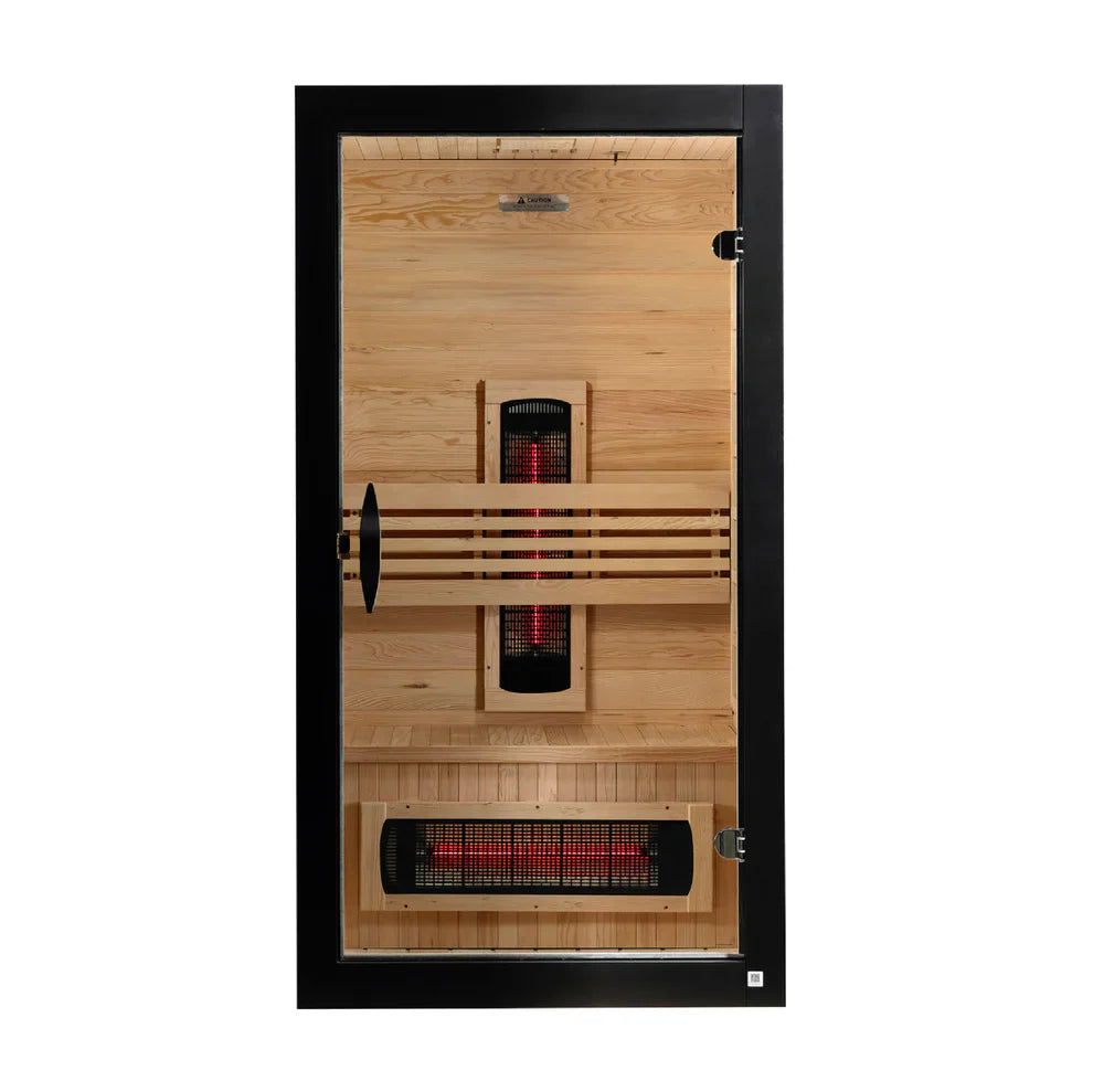Dynamic Saunas Dynamic Santorini 1-2 Person Full Spectrum Near Zero EMF FAR Infrared Sauna  DYN-6009-03 FS