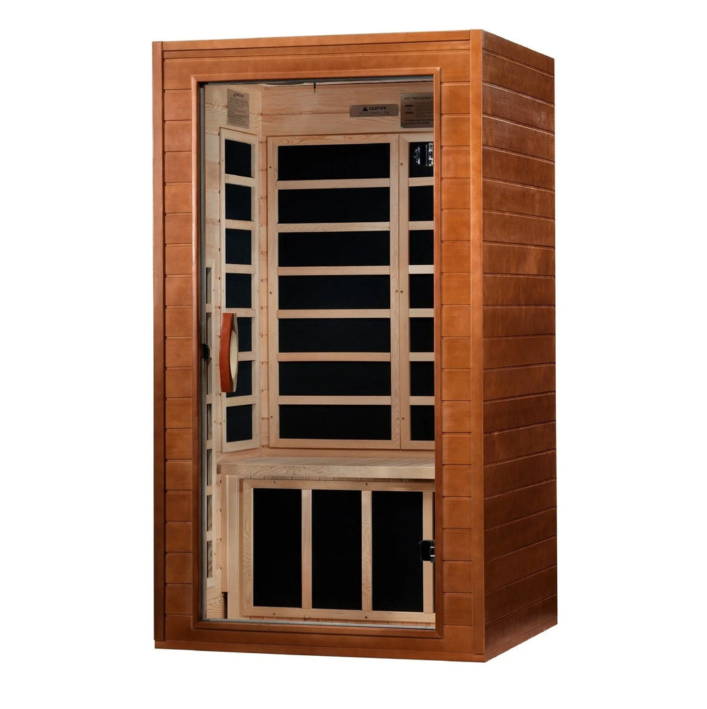 Dynamic Saunas Sauna Dynamic "Avila" 1-2-person Low EMF FAR Infrared Sauna DYN-6103-01