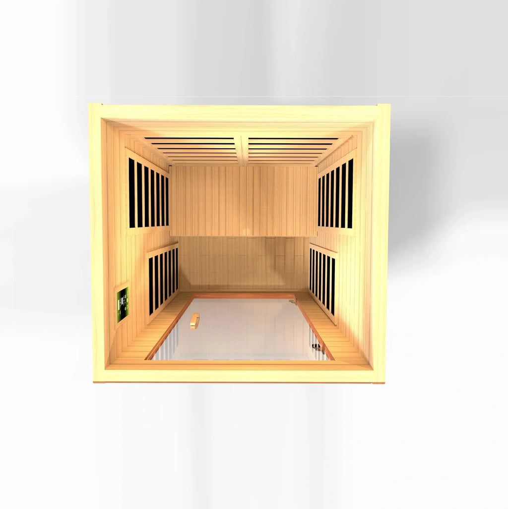 Dynamic Saunas Sauna Dynamic "Avila" 1-2-person Low EMF FAR Infrared Sauna DYN-6103-01