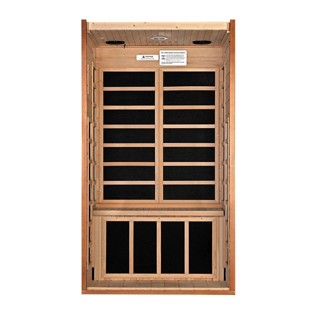 Dynamic Saunas Sauna Dynamic Avila Elite 1-2-person Ultra Low EMF FAR Infrared Sauna - DYN-6103-01 Elite