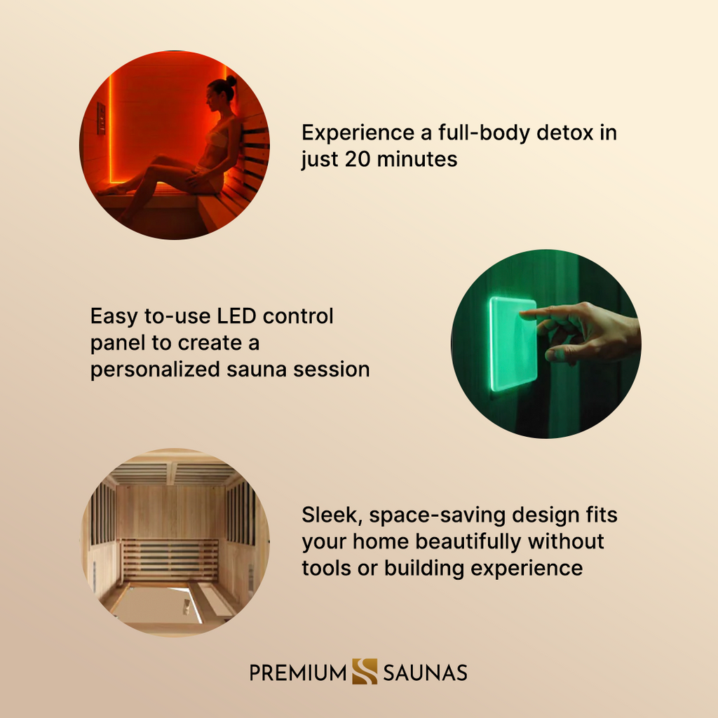 Dynamic Saunas Sauna Dynamic Barcelona Elite 1-2-person Ultra Low EMF FAR Infrared Sauna - DYN-6106-01 Elite