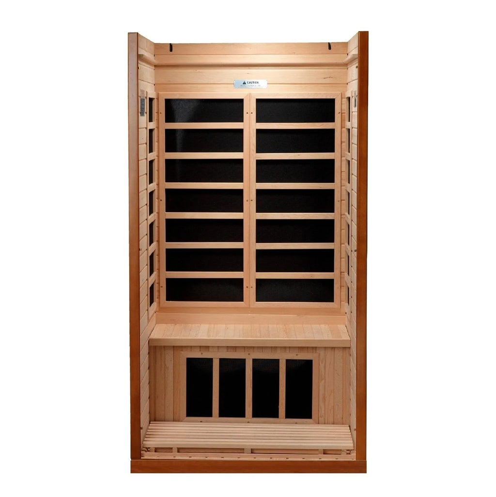 Dynamic Saunas Sauna Dynamic Barcelona Elite 1-2-person Ultra Low EMF FAR Infrared Sauna - DYN-6106-01 Elite