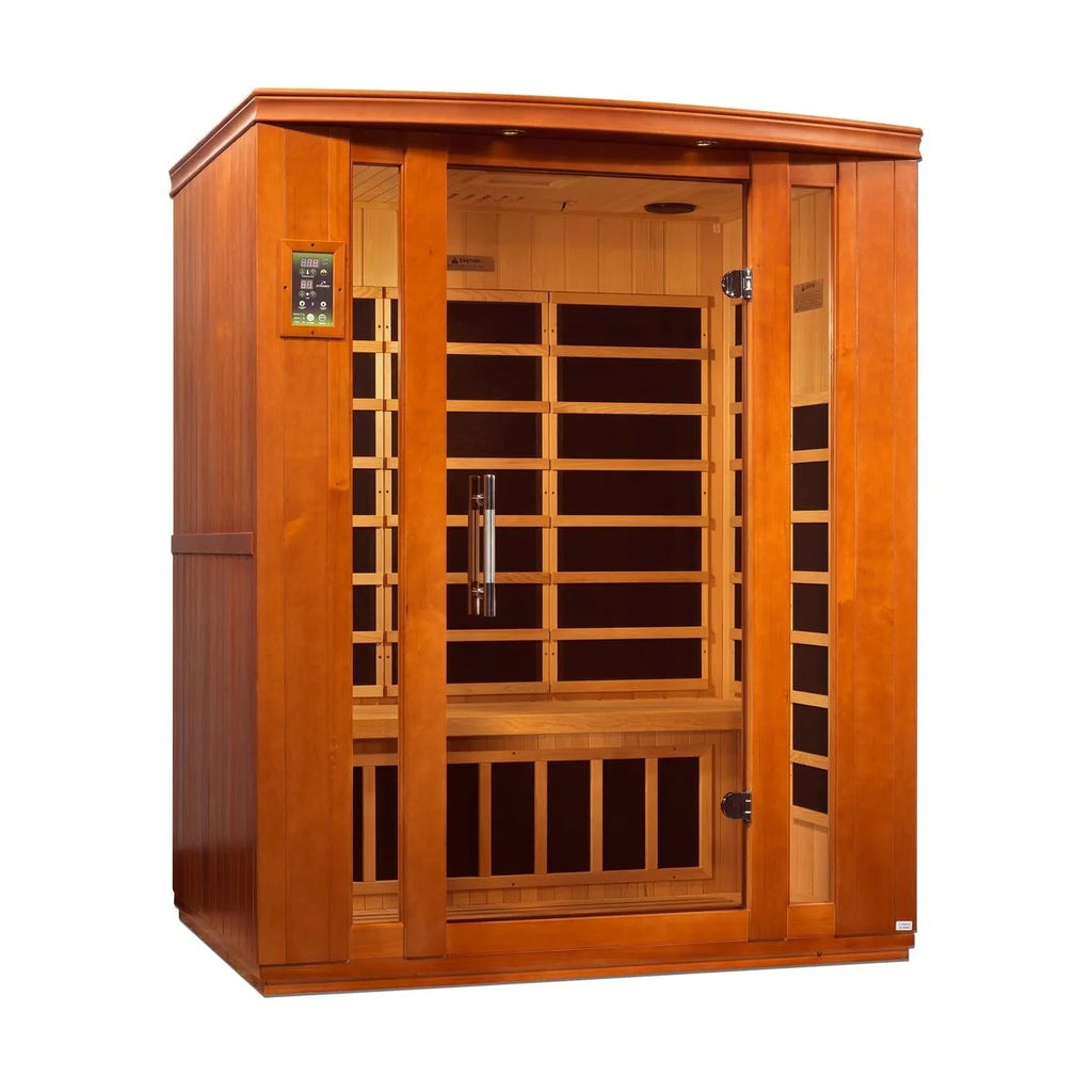 Dynamic Saunas Sauna Dynamic "Bellagio" 3-person Low EMF FAR Infrared Sauna - DYN-6306-02