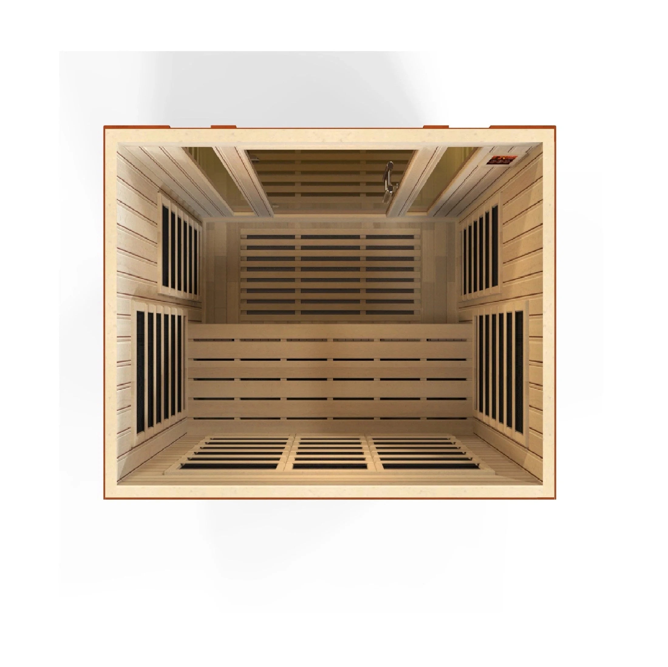 Dynamic Saunas Sauna Dynamic "Bellagio" 3-person Low EMF FAR Infrared Sauna - DYN-6306-02