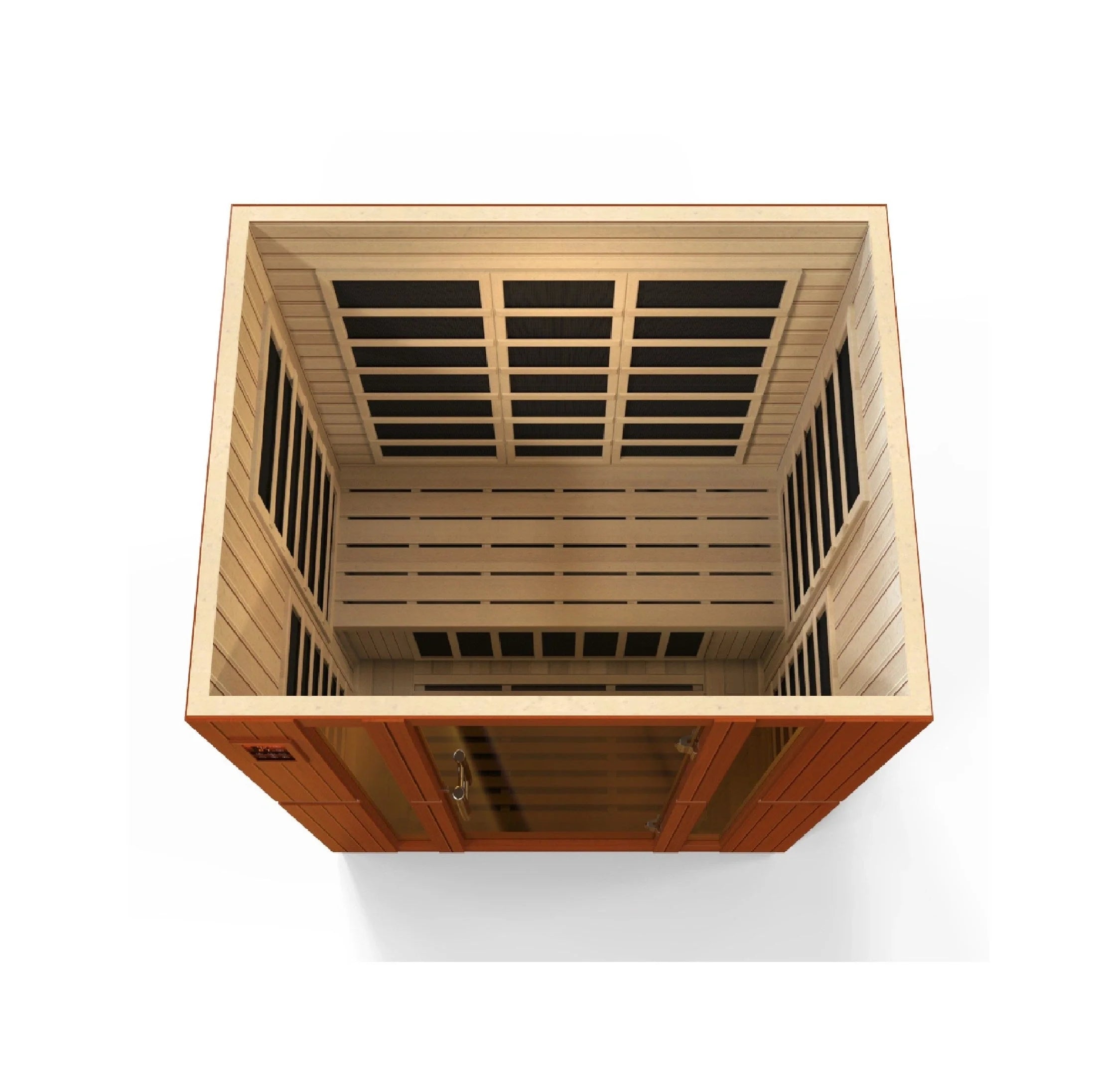 Dynamic Saunas Sauna Dynamic "Bellagio" 3-person Low EMF FAR Infrared Sauna - DYN-6306-02