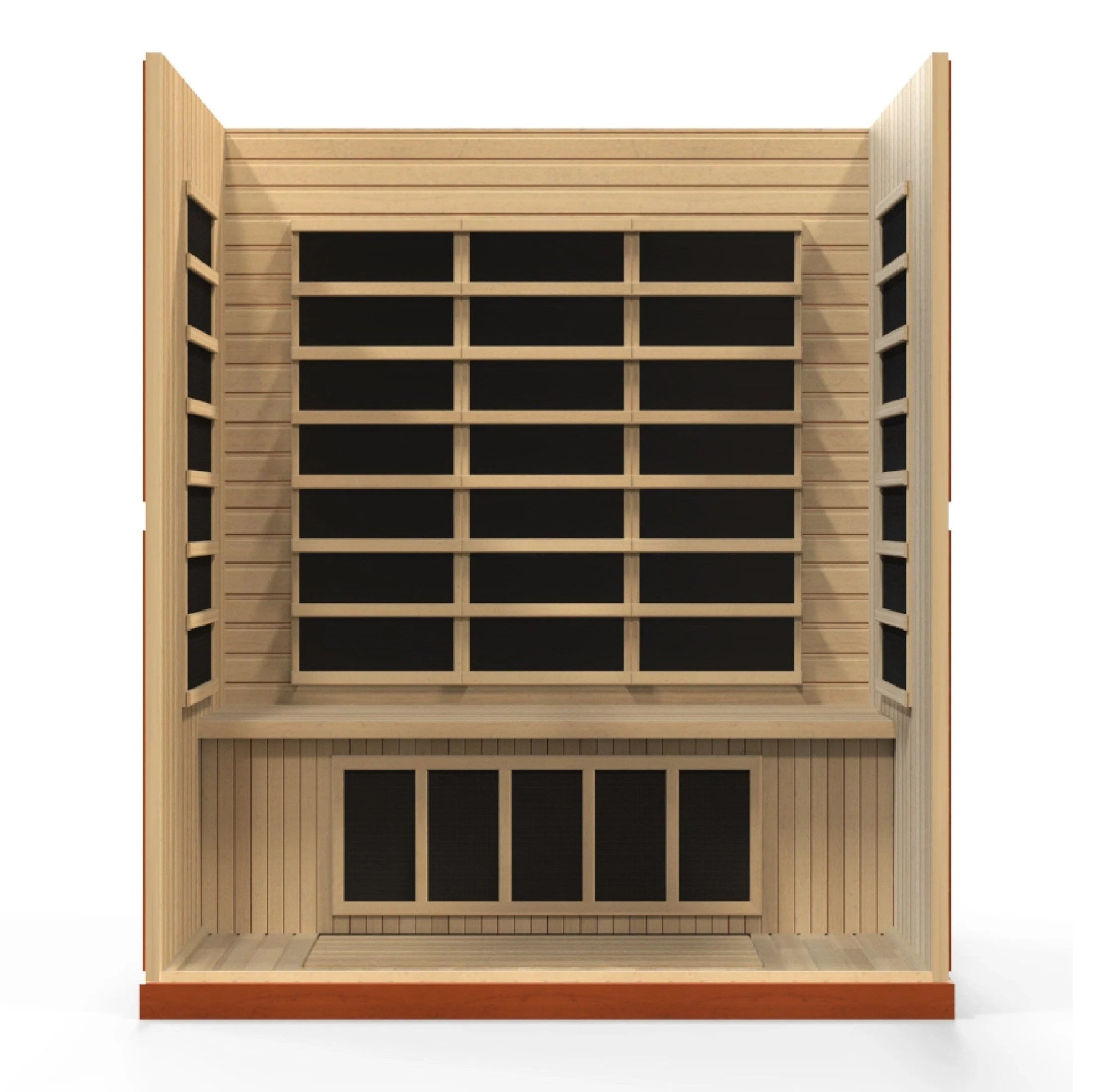 Dynamic Saunas Sauna Dynamic "Bergamo" 4-person Low EMF FAR Infrared Sauna DYN-6440-01