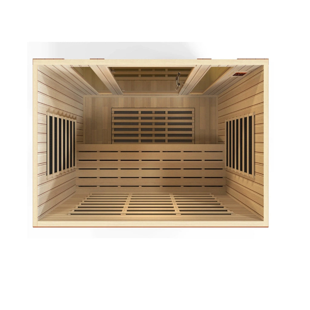 Dynamic Saunas Sauna Dynamic "Bergamo" 4-person Low EMF FAR Infrared Sauna DYN-6440-01