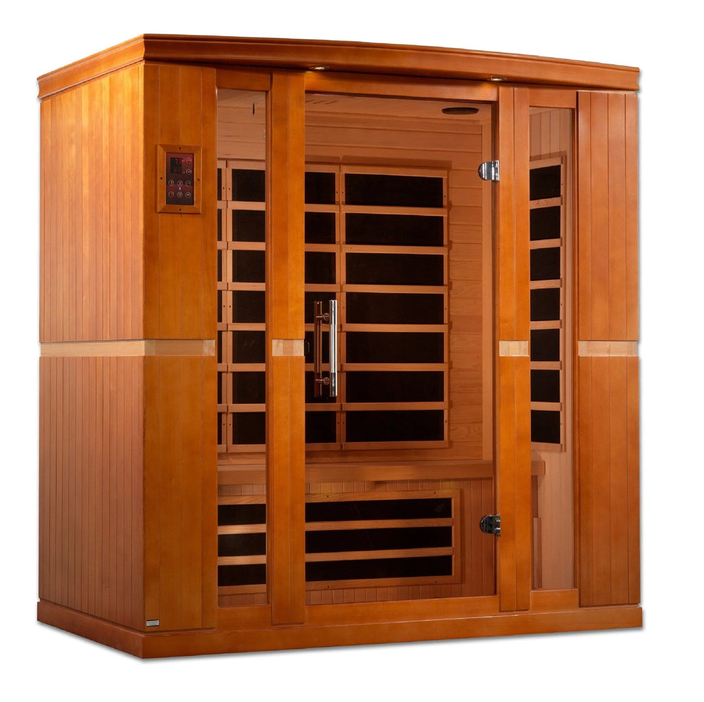 Dynamic Saunas Sauna Dynamic "Bergamo" 4-person Low EMF FAR Infrared Sauna DYN-6440-01