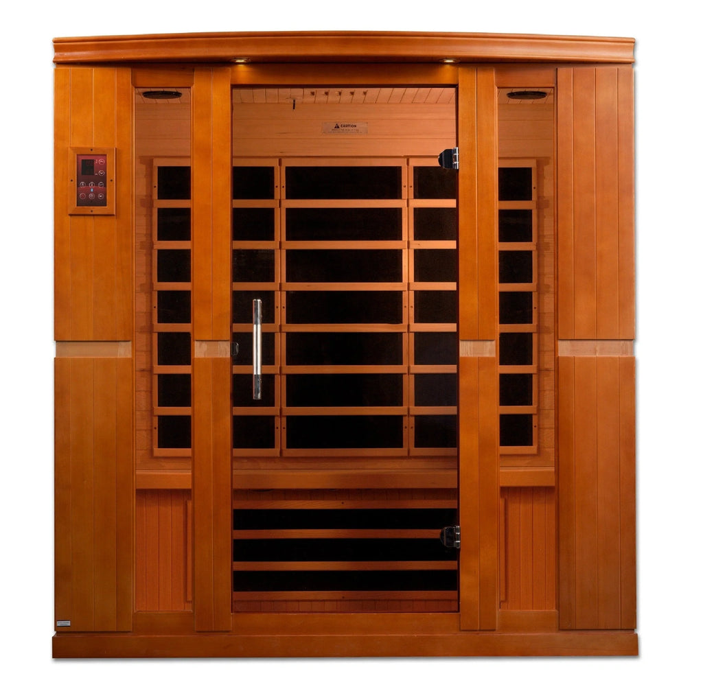 Dynamic Saunas Sauna Dynamic "Bergamo" 4-person Low EMF FAR Infrared Sauna DYN-6440-01