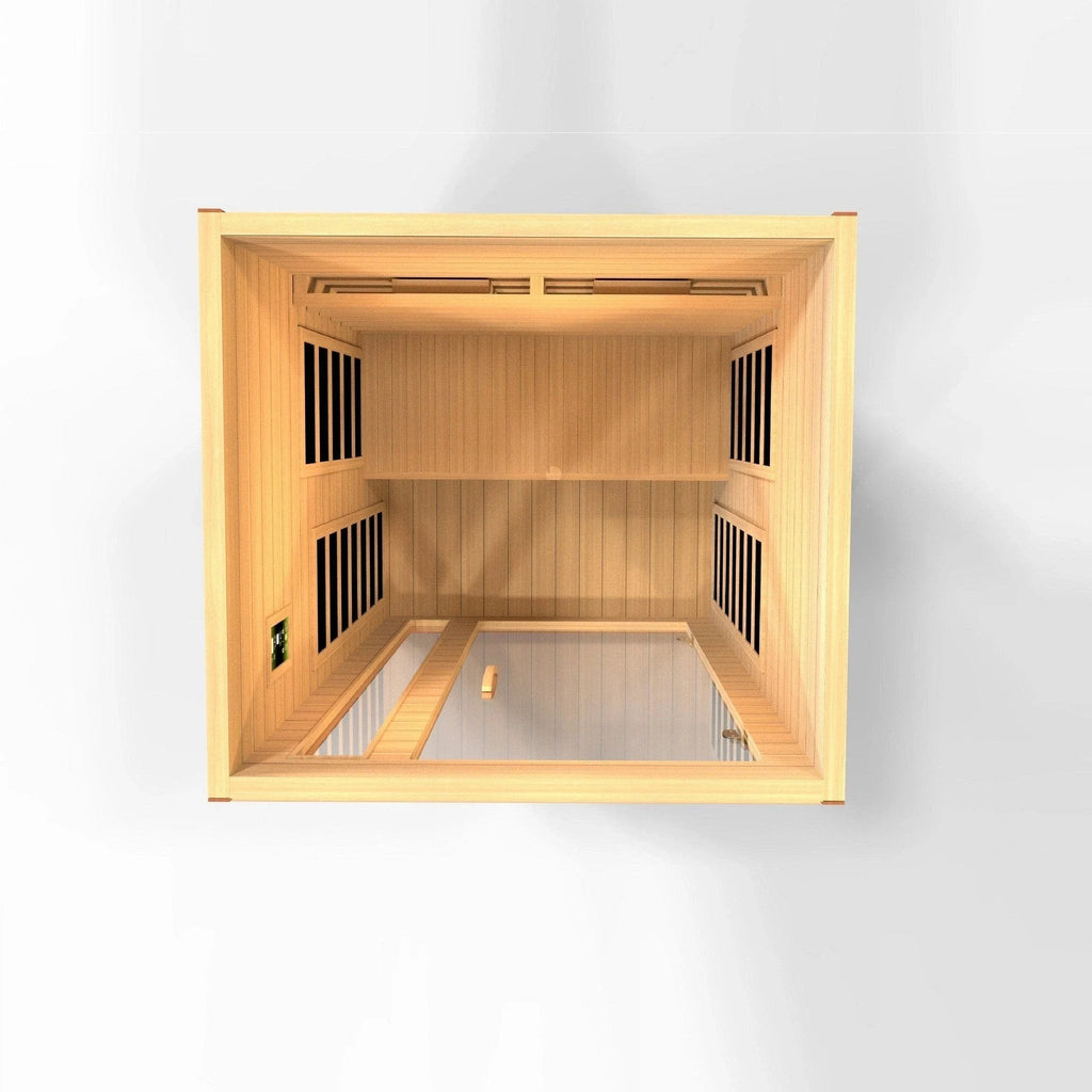 Dynamic Saunas Sauna Dynamic "Cordoba" 2-Person Full Spectrum  Near Zero EMF FAR Infrared Sauna