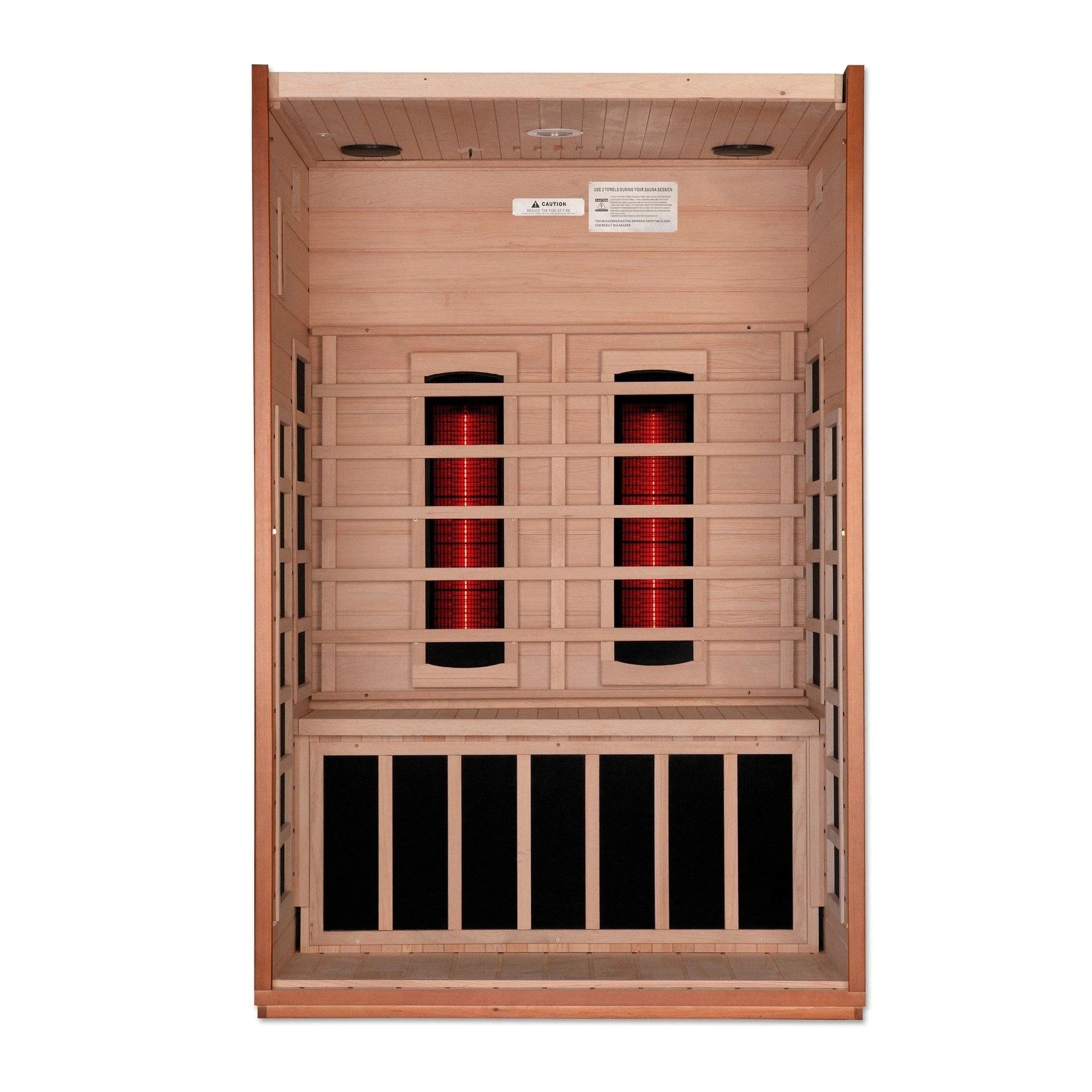 Dynamic Saunas Sauna Dynamic "Cordoba" 2-Person Full Spectrum  Near Zero EMF FAR Infrared Sauna