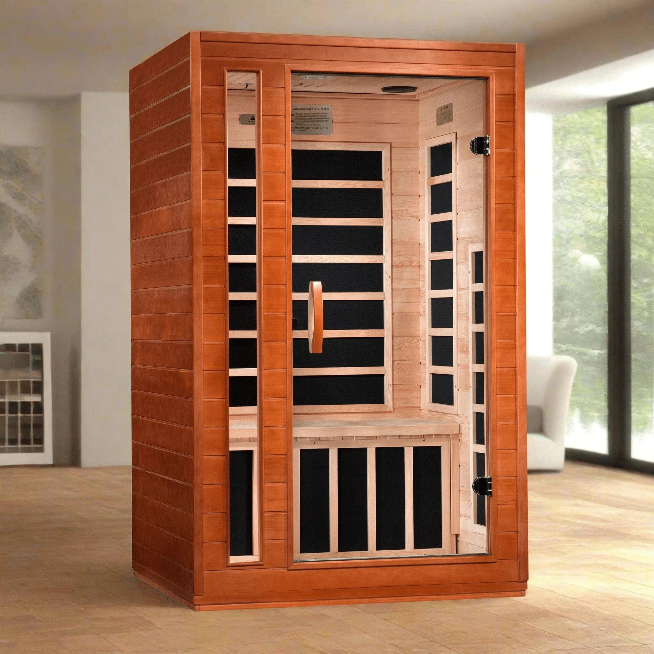 Dynamic Saunas Sauna Dynamic "Cordoba" 2-person Low EMF FAR Infrared Sauna