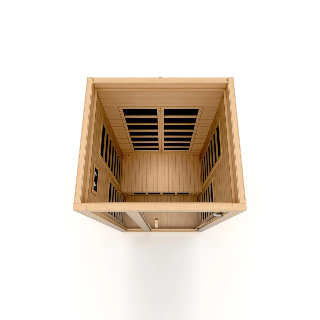 Dynamic Saunas Sauna Dynamic "Gracia" 1-2-person Low EMF FAR Infrared Sauna DYN-6119-01