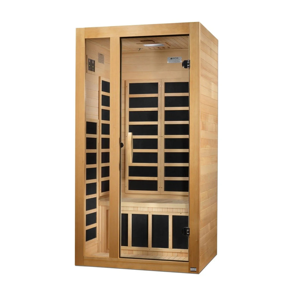 Dynamic Saunas Sauna Dynamic "Gracia" 1-2-person Low EMF FAR Infrared Sauna DYN-6119-01