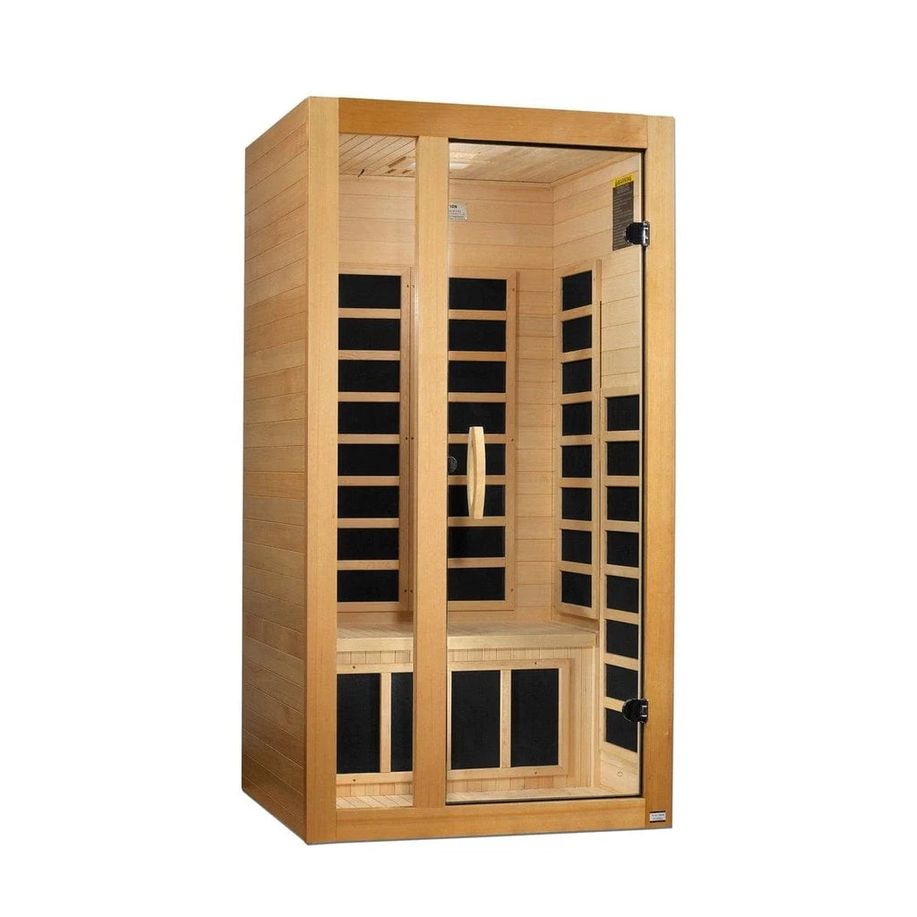 Dynamic Saunas Sauna Dynamic "Gracia" 1-2-person Low EMF FAR Infrared Sauna DYN-6119-01
