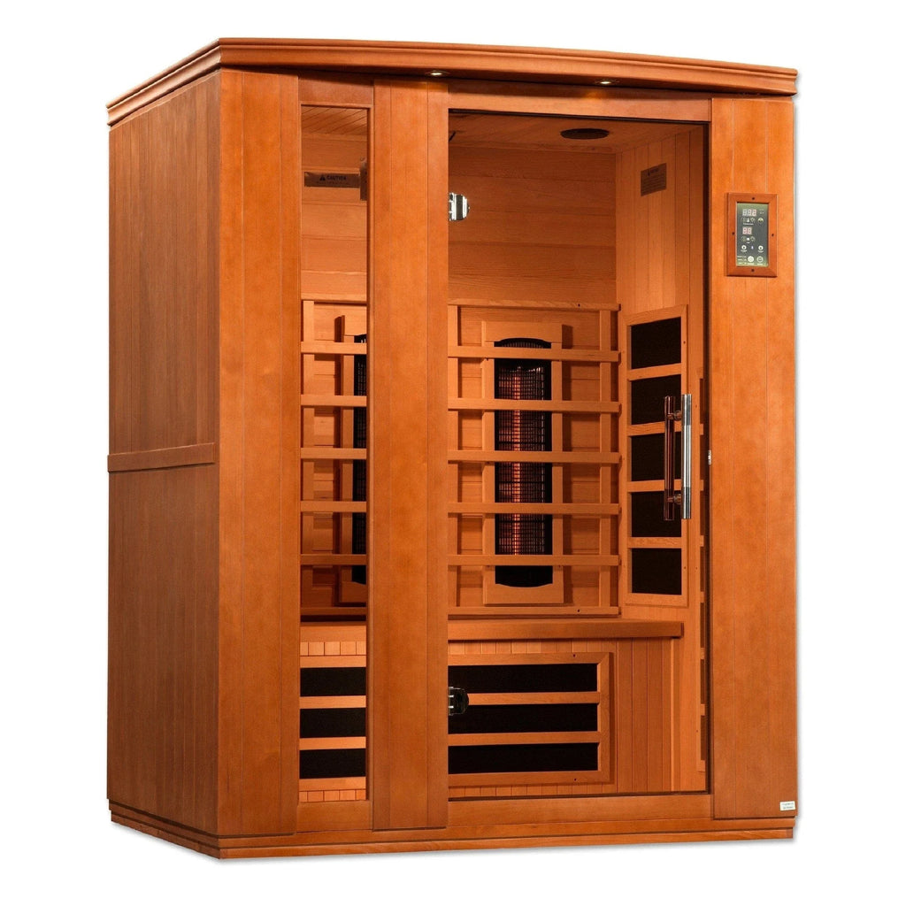 Dynamic Saunas Sauna Dynamic "Lugano" 3-Person Full Spectrum  Near Zero EMF FAR Infrared Sauna