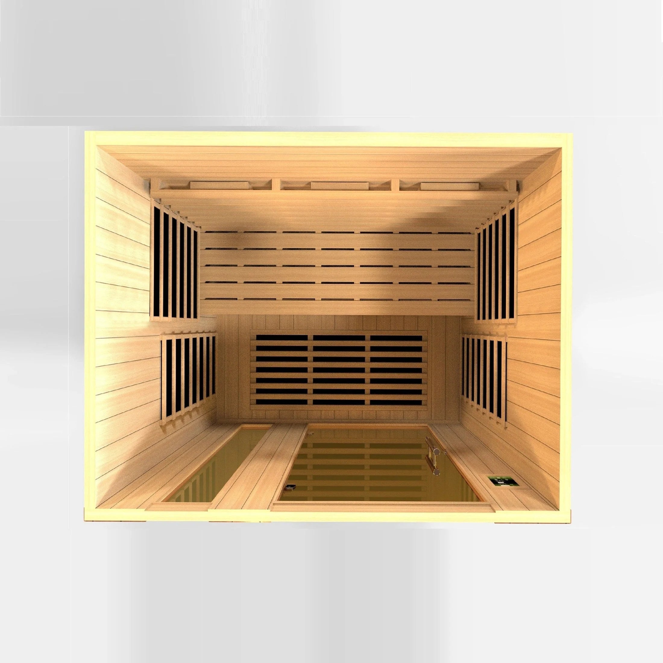 Dynamic Saunas Sauna Dynamic "Lugano" 3-Person Full Spectrum  Near Zero EMF FAR Infrared Sauna DYN-6336-03 FS