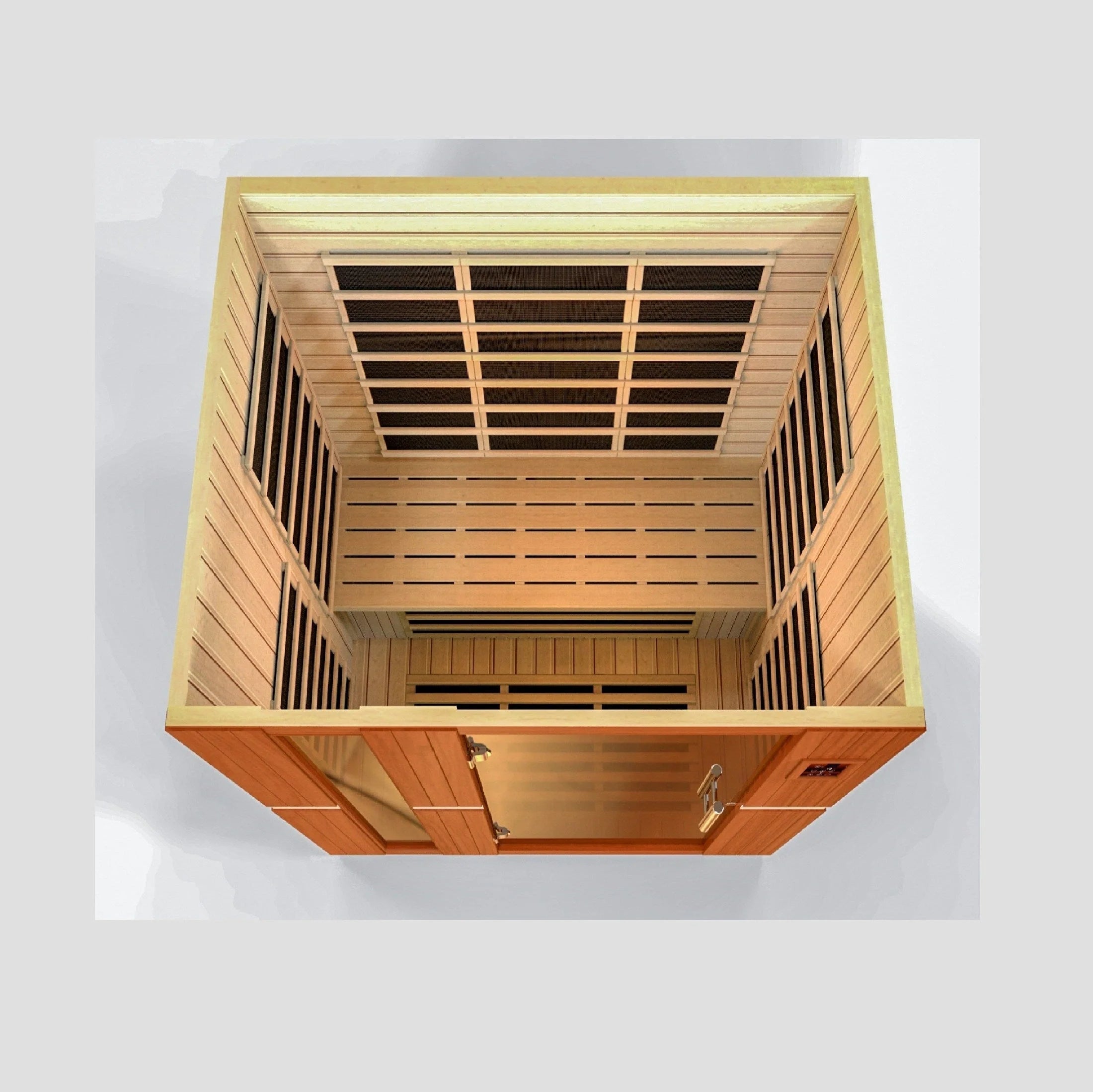 Dynamic Saunas Sauna Dynamic "Lugano" 3-person Low EMF FAR Infrared Sauna DYN-6336-02