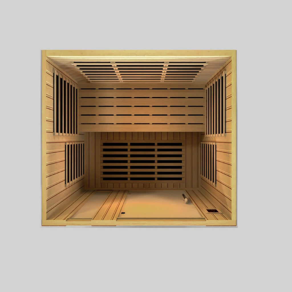 Dynamic Saunas Sauna Dynamic "Lugano" 3-person Low EMF FAR Infrared Sauna DYN-6336-02