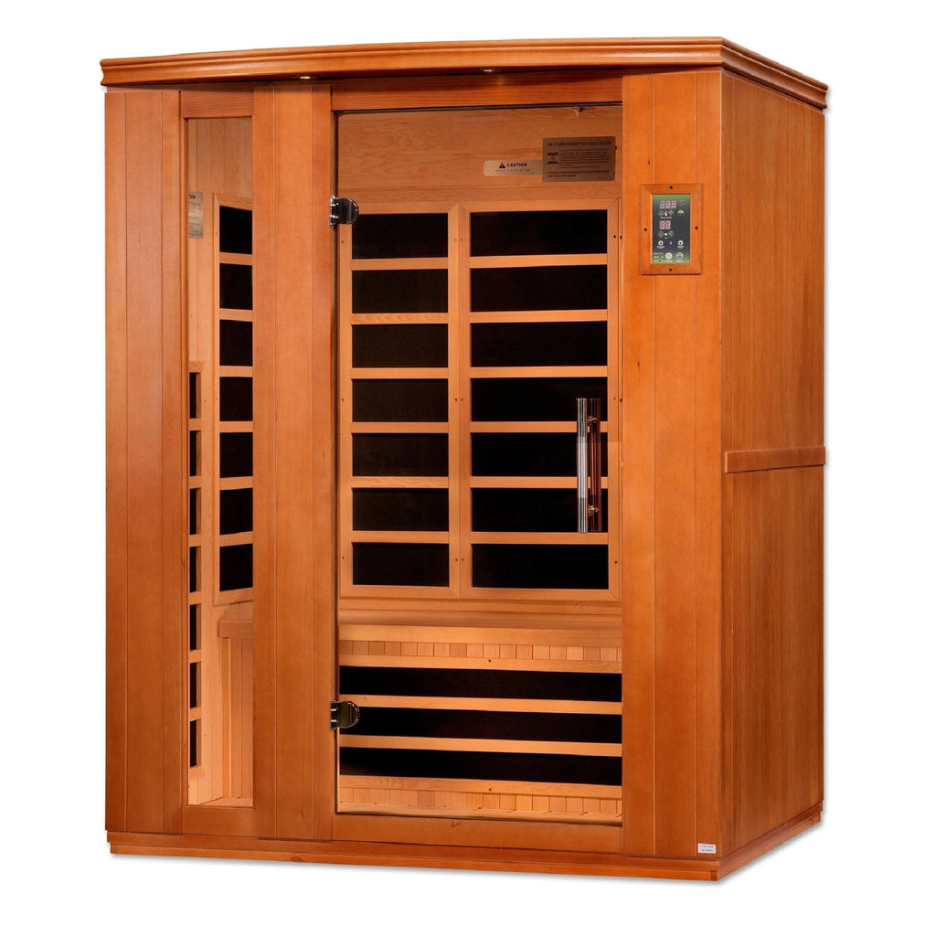 Dynamic Saunas Sauna Dynamic "Lugano" 3-person Low EMF FAR Infrared Sauna DYN-6336-02
