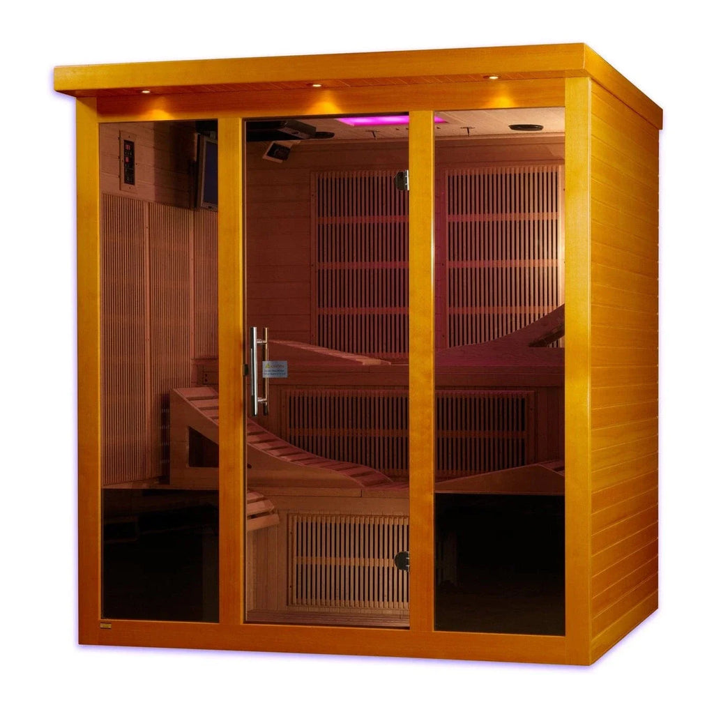 Dynamic Saunas Sauna Dynamic Monaco 6-person Ultra Low EMF FAR Infrared Sauna