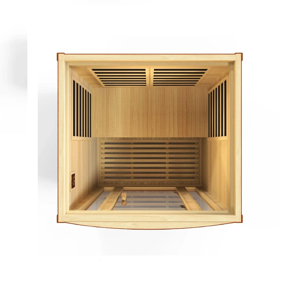 Dynamic Saunas Sauna Dynamic "San Marino" 2-person Low EMF FAR Infrared Sauna DYN-6210-01