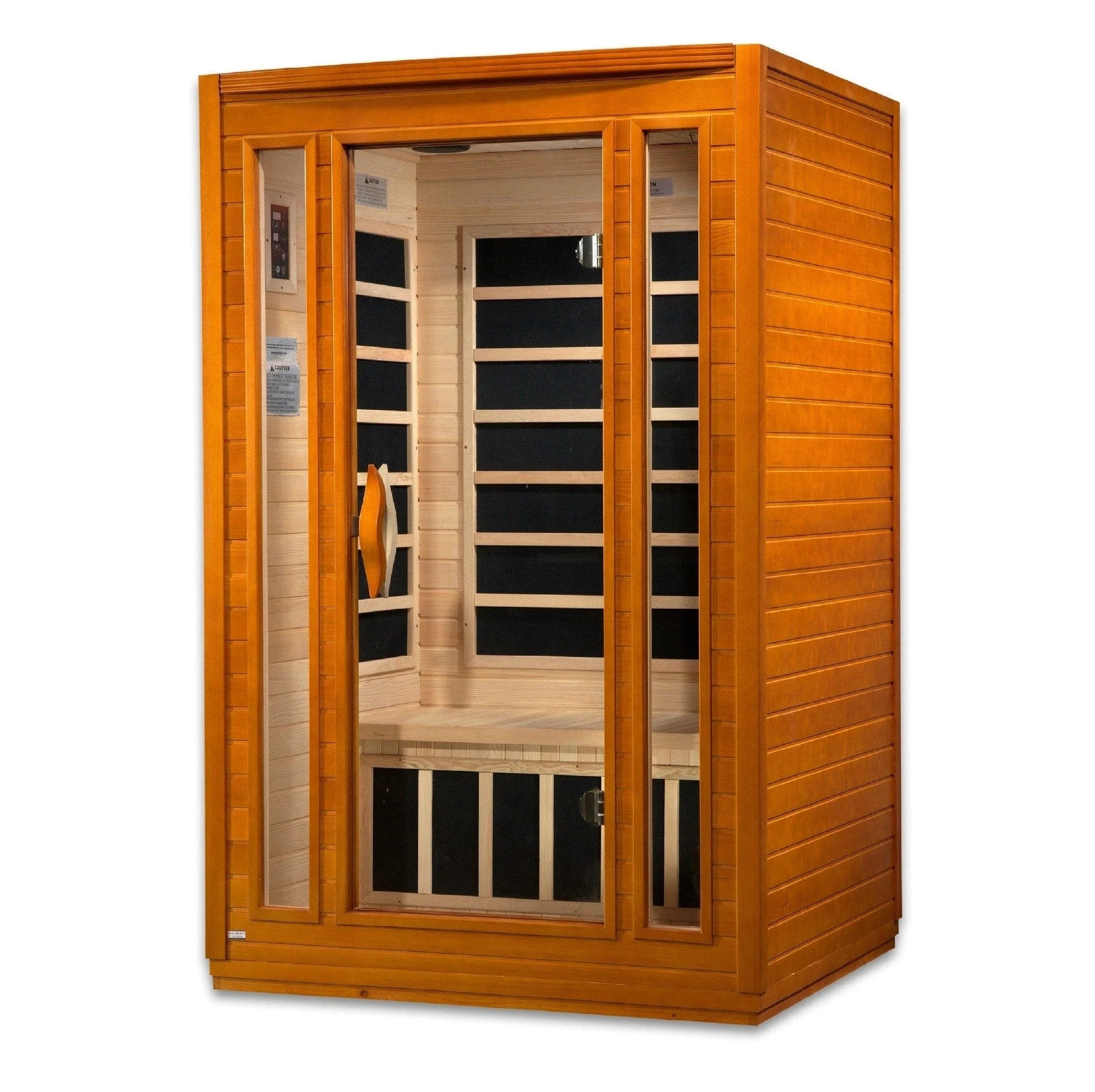 Dynamic Saunas Sauna Dynamic "San Marino" 2-person Low EMF FAR Infrared Sauna DYN-6210-01