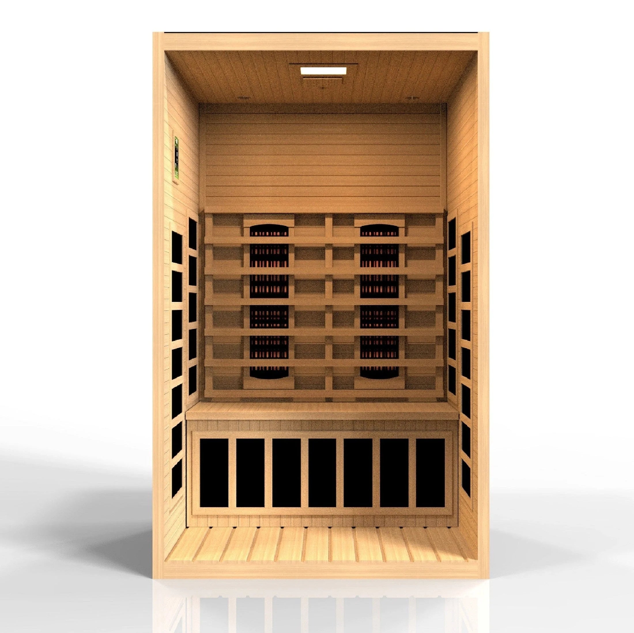 Dynamic Saunas Sauna Dynamic "Santiago" 2-person Full Spectrum Near Zero EMF FAR Infrared Sauna DYN-6209-03 FS