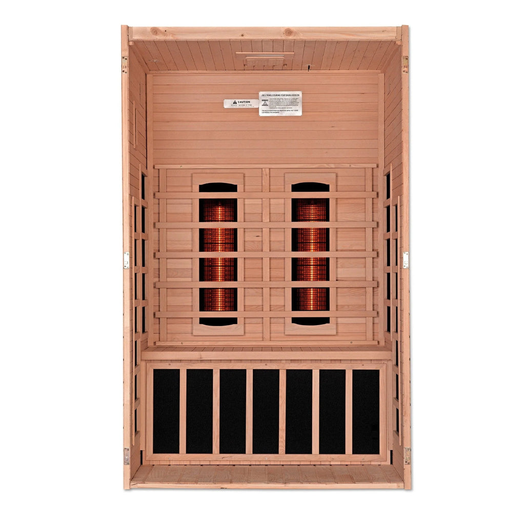 Dynamic Saunas Sauna Dynamic "Santiago" 2-person Full Spectrum Near Zero EMF FAR Infrared Sauna DYN-6209-03 FS