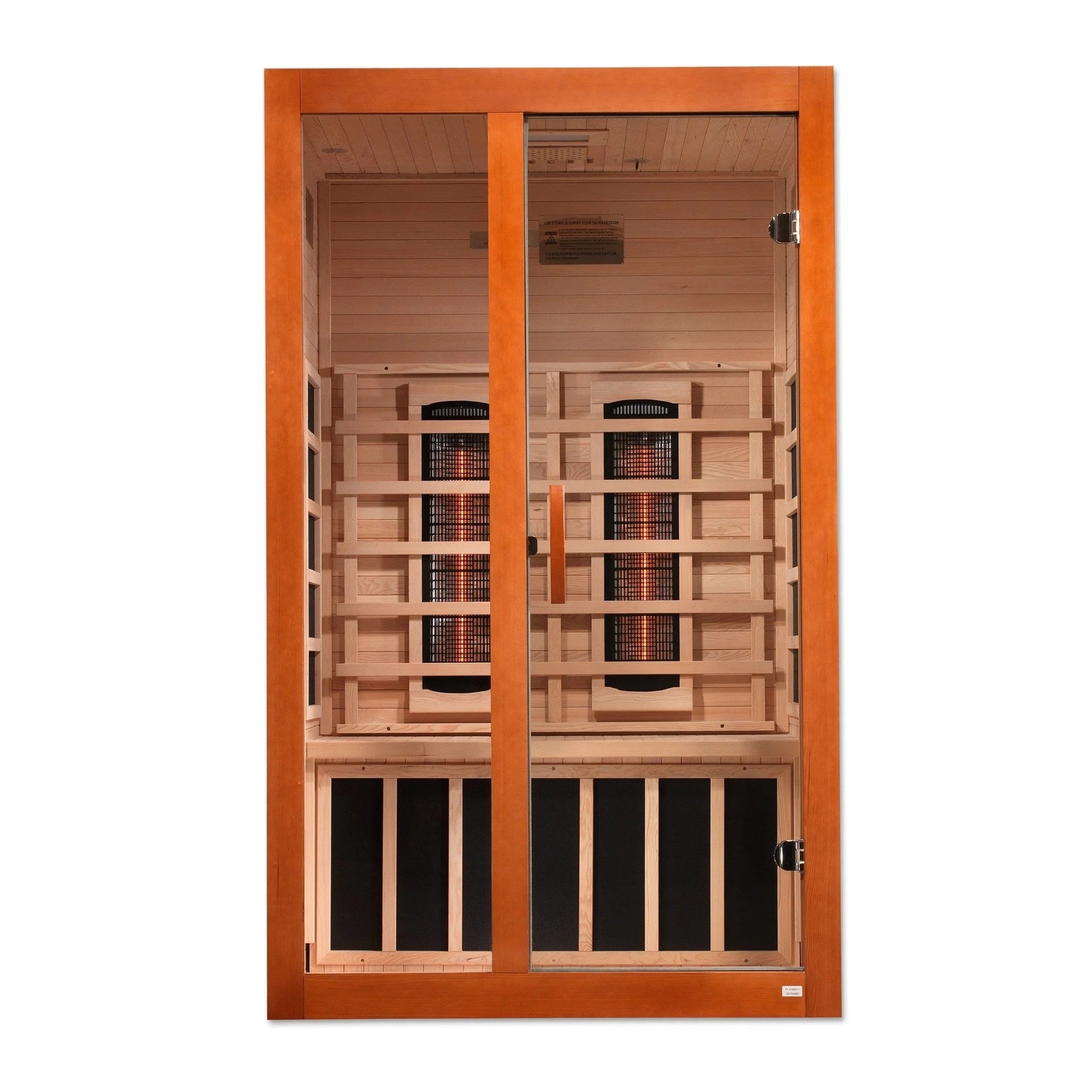 Dynamic Saunas Sauna Dynamic "Santiago" 2-person Full Spectrum Near Zero EMF FAR Infrared Sauna DYN-6209-03 FS
