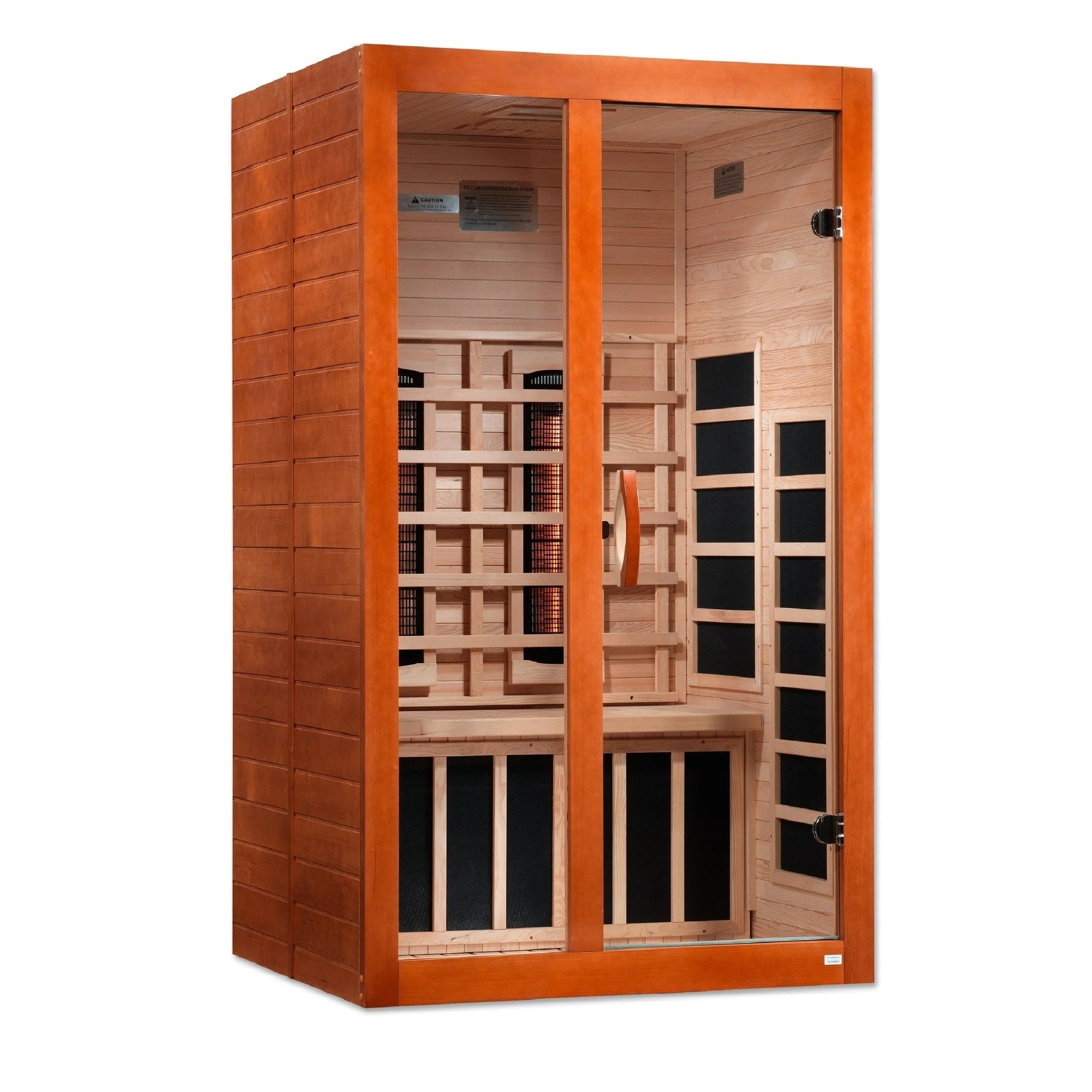 Dynamic Saunas Sauna Dynamic "Santiago" 2-person Full Spectrum Near Zero EMF FAR Infrared Sauna DYN-6209-03 FS