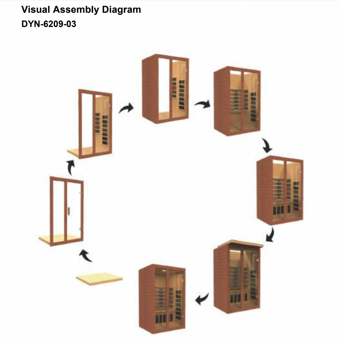 Dynamic Saunas Sauna Dynamic "Santiago" 2-person Full Spectrum Near Zero EMF FAR Infrared Sauna DYN-6209-03 FS