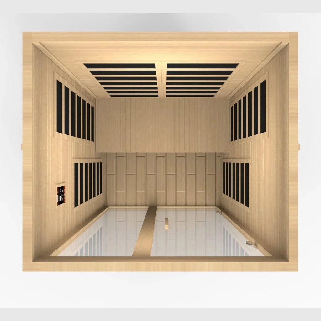 Dynamic Saunas Sauna Dynamic "Santiago" 2-person Low EMF FAR Infrared Sauna DYN-6209-01