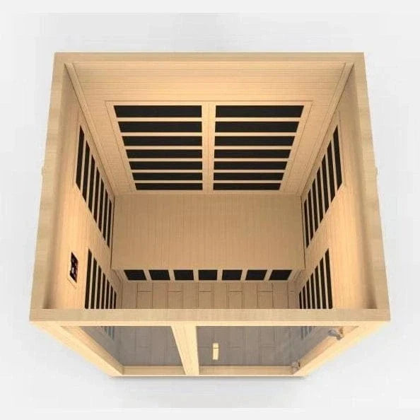 Dynamic Saunas Sauna Dynamic "Santiago" 2-person Low EMF FAR Infrared Sauna DYN-6209-01