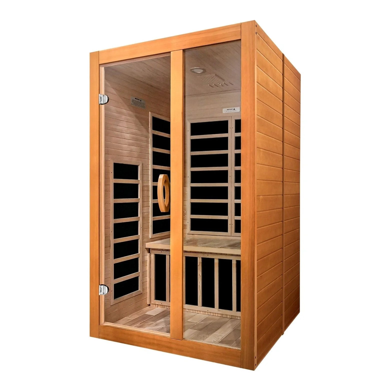Dynamic Saunas Sauna Dynamic Santiago Elite 2-person Ultra Low EMF FAR Infrared Sauna - DYN-6209-02 Elite