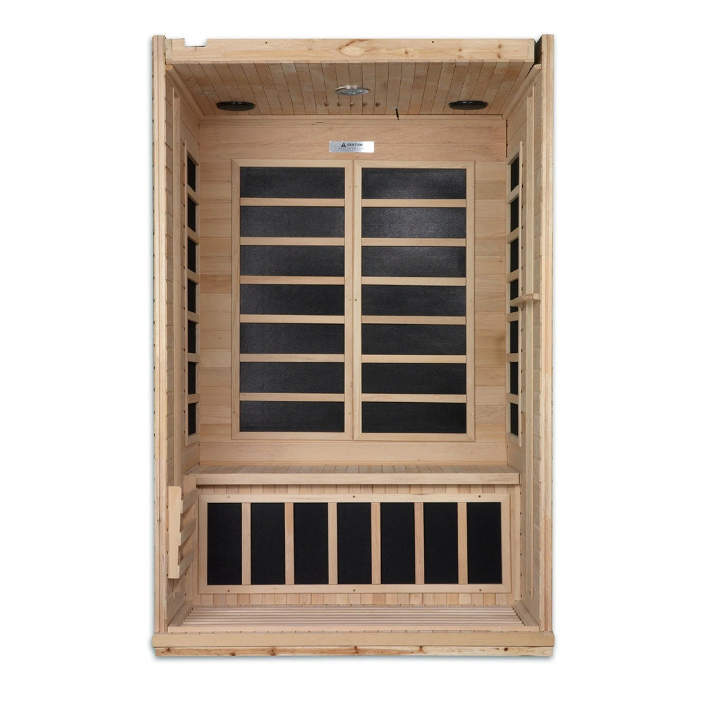 Dynamic Saunas Sauna Dynamic "Venice" 2-person Low EMF FAR Infrared Sauna DYN-6210-01