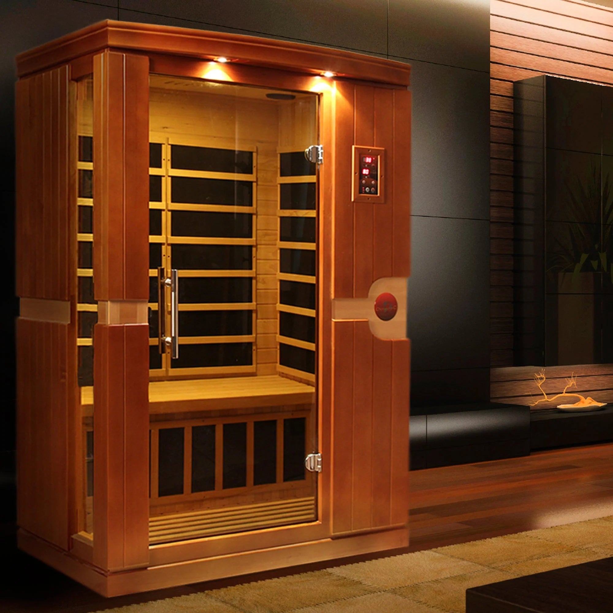 Dynamic Saunas Sauna Dynamic "Venice" 2-person Low EMF FAR Infrared Sauna DYN-6210-01