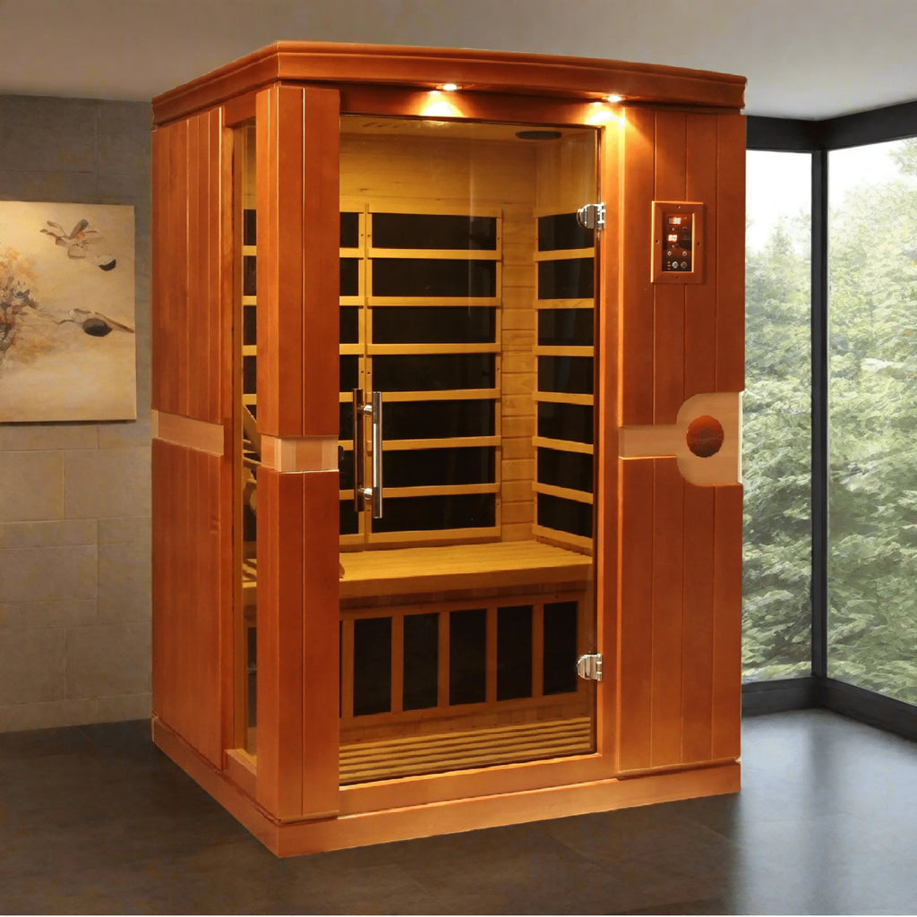 Dynamic Saunas Sauna Dynamic "Venice" 2-person Low EMF FAR Infrared Sauna DYN-6210-01