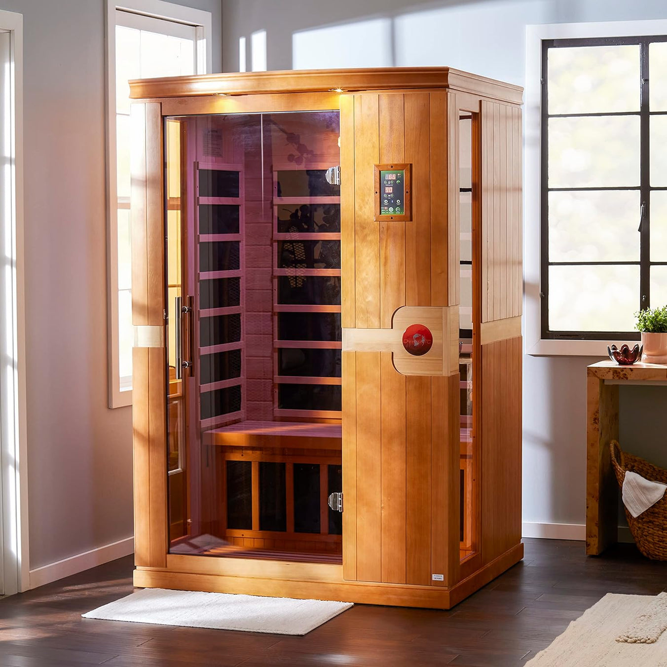 Dynamic Saunas Sauna Dynamic "Venice" 2-person Low EMF FAR Infrared Sauna DYN-6210-01