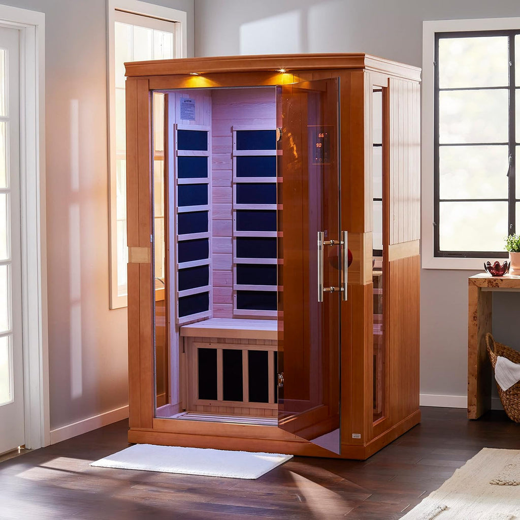 Dynamic Saunas Sauna Dynamic "Venice" 2-person Low EMF FAR Infrared Sauna DYN-6210-01