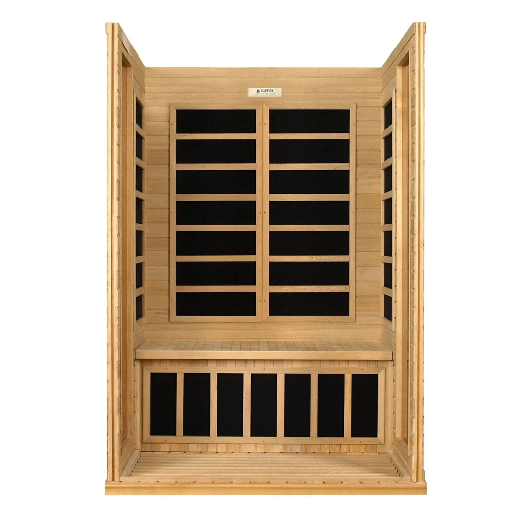 Dynamic Saunas Sauna Dynamic "Versailles" 2-person Low EMF FAR Infrared Sauna DYN-6210-01