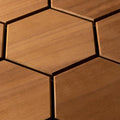 EmotionWood EmotionWood Promenade XL Thermo-Abachi Decorative Sauna Wall Panel