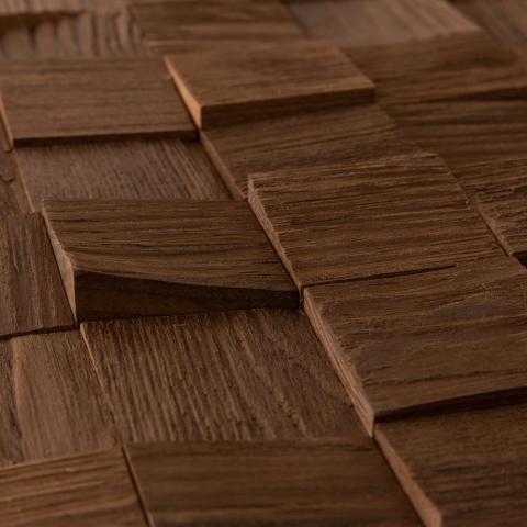 EmotionWood EmotionWood Square 58 Thermo-Ash Decorative Sauna Wall Panel