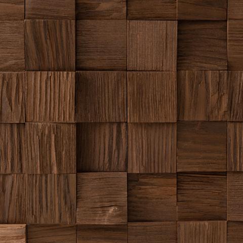EmotionWood EmotionWood Square 58 Thermo-Ash Decorative Sauna Wall Panel