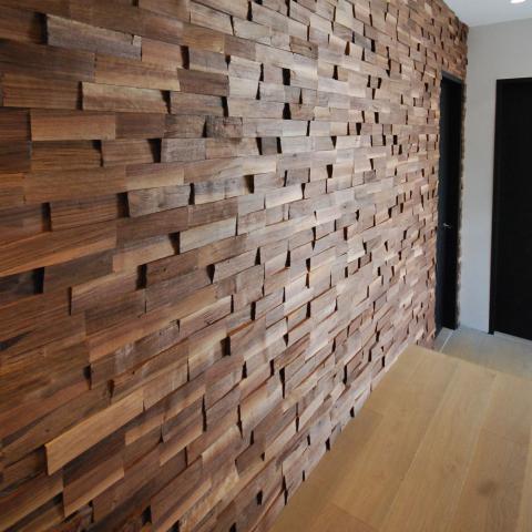 EmotionWood EmotionWood Trail 58 Thermo-Ash Decorative Sauna Wall Panel