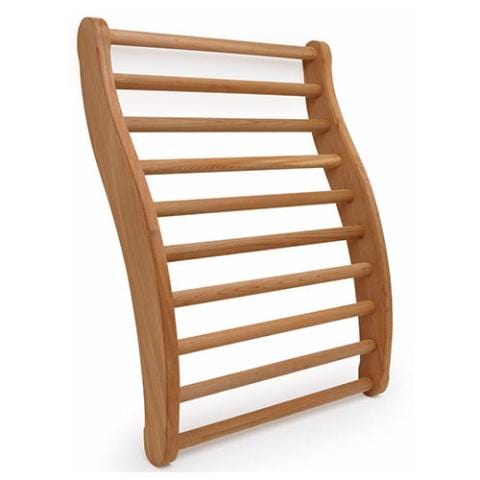 Finnmark Saunas Finnmark Canadian Red Cedar Ergonomic S-Shape Sauna Backrest