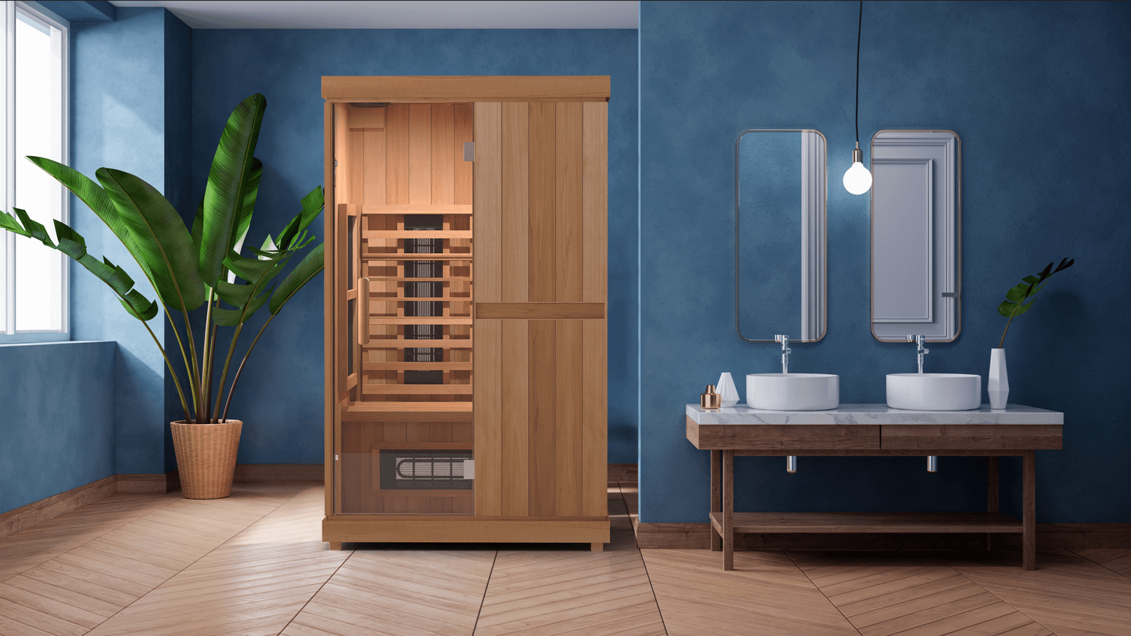 Finnmark Saunas Sauna Finnmark FD-2 Full Spectrum 2-Person Infrared Sauna