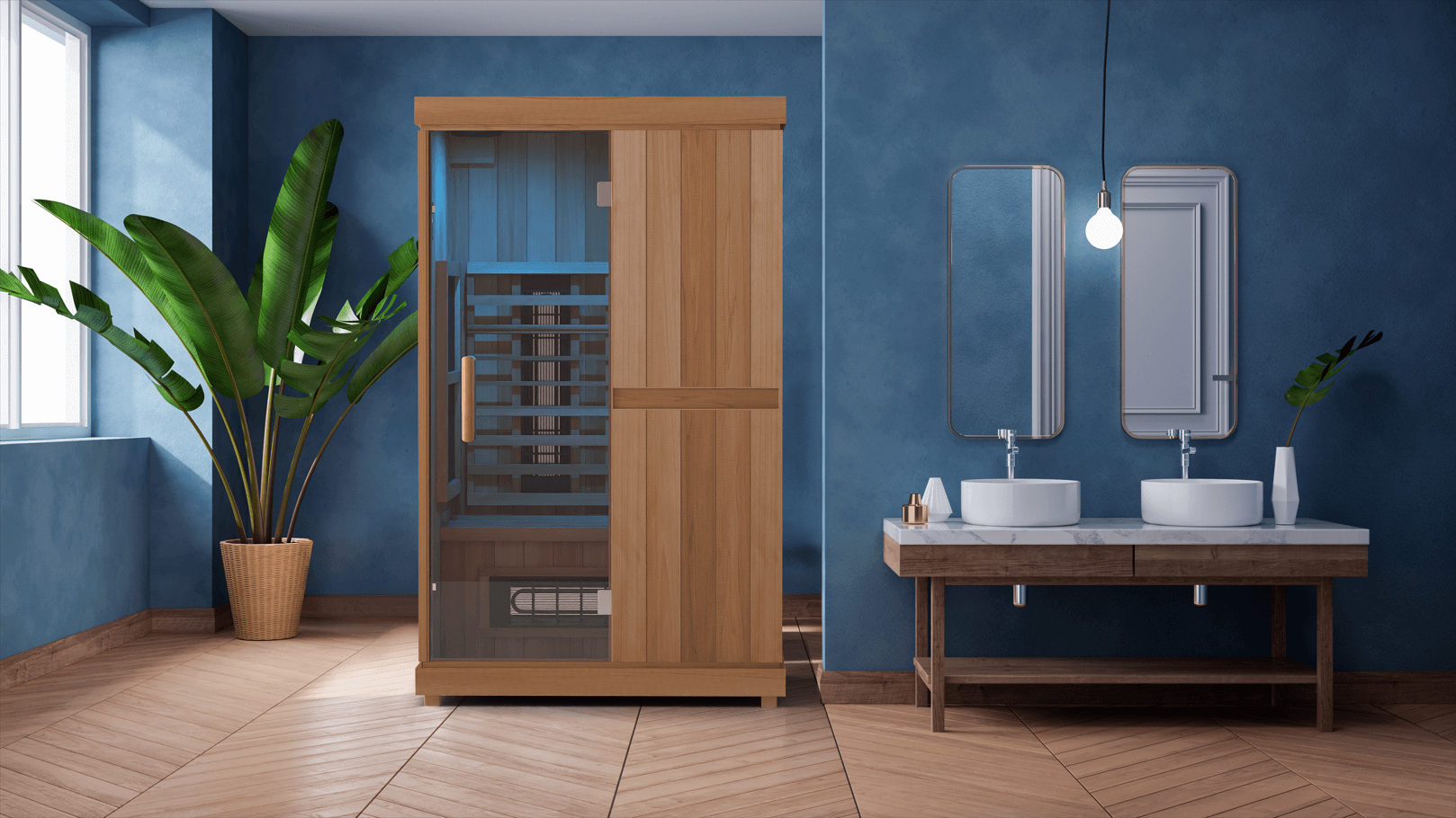 Finnmark Saunas Sauna Finnmark FD-2 Full Spectrum 2-Person Infrared Sauna