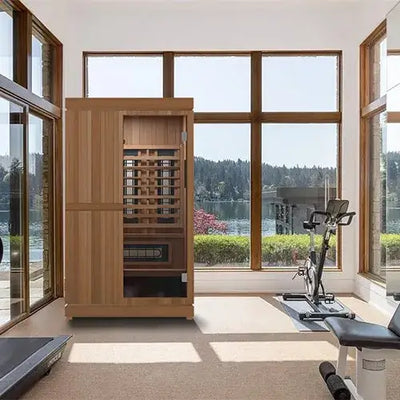 Finnmark Saunas Sauna Finnmark FD-4 Trinity Infrared and Traditional 2-Person Hybrid Sauna