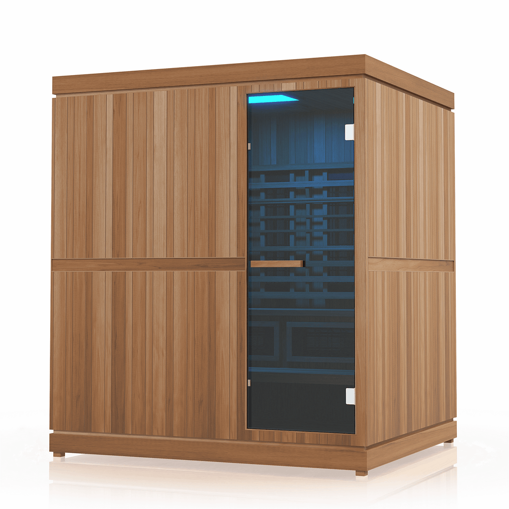 Finnmark Saunas Sauna Finnmark FD-5 Trinity XL Infrared and Traditional 4-Person Hybrid Sauna